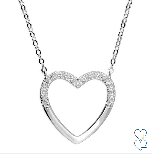 Lustre of Love Necklace (silver)